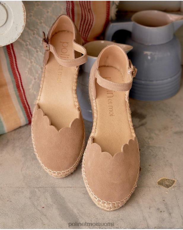 jalkineet FV60T414 Polin et moi espadrill ondas betsy taupe
