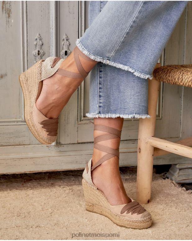 jalkineet FV60T498 Polin et moi talonpoika espadrille penniä alaston