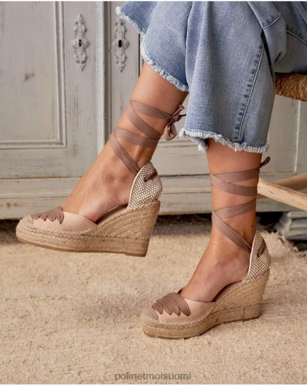 jalkineet FV60T498 Polin et moi talonpoika espadrille penniä alaston
