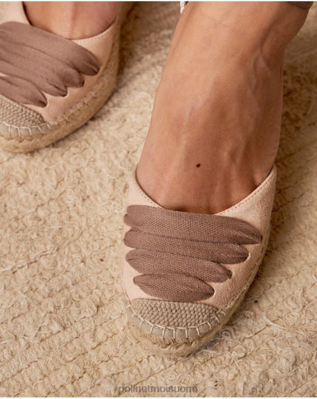 jalkineet FV60T498 Polin et moi talonpoika espadrille penniä alaston
