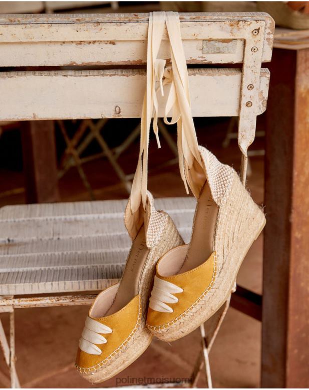 jalkineet FV60T509 Polin et moi alpargata cintas julieta okra