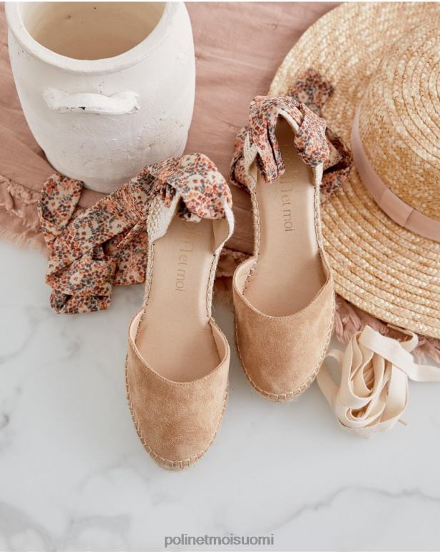 jalkineet FV60T510 Polin et moi vapauden nauha espadrille fina kameli