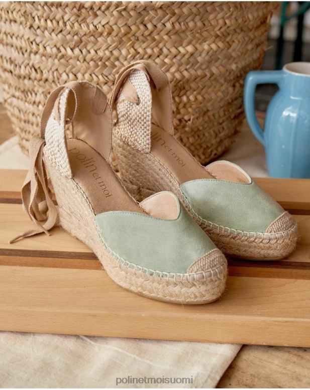 jalkineet FV60T513 Polin et moi alpadrillin sydän lilith turkoosi