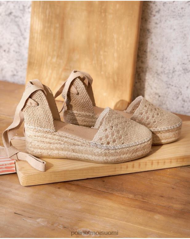 jalkineet FV60T514 Polin et moi virkkaa espadrille nina beige