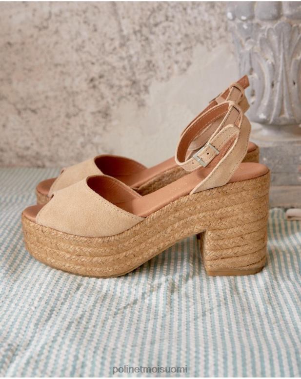 jalkineet FV60T410 Polin et moi arina platform sandaalit hiekka