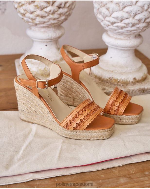 jalkineet FV60T452 Polin et moi sandaalinahka elizabeth kameli