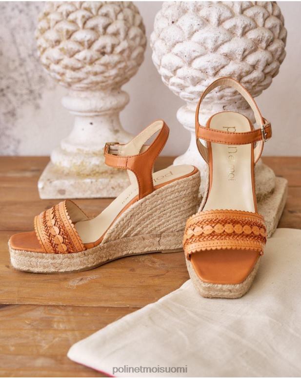jalkineet FV60T452 Polin et moi sandaalinahka elizabeth kameli