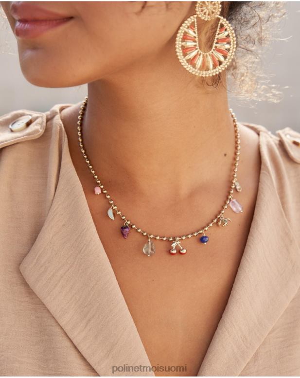 Lisätarvikkeet FV60T372 Polin et moi riipus frutas piedad kulta/platina