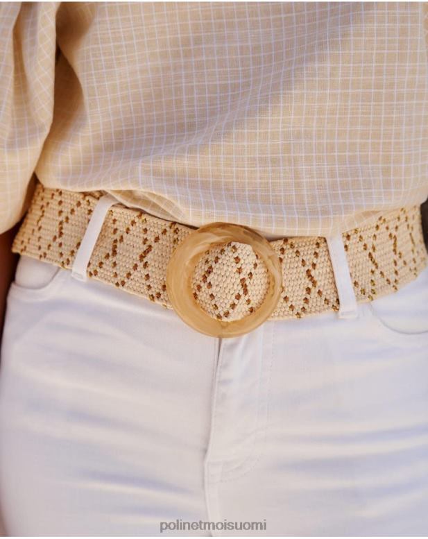 Lisätarvikkeet FV60T382 Polin et moi raffia rumbi vyö valkoinen