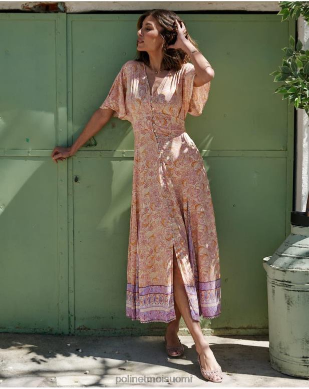 vaatetus FV60T110 Polin et moi agustina napit mekko okra