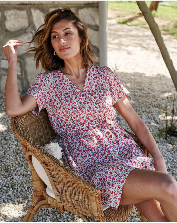 vaatetus FV60T114 Polin et moi bessie lyhyt mekko raaka