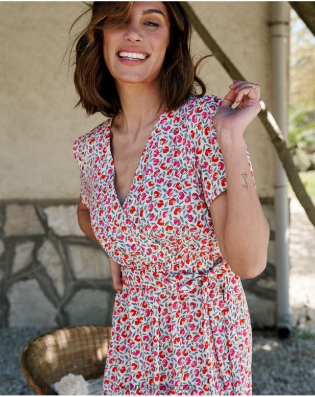 vaatetus FV60T114 Polin et moi bessie lyhyt mekko raaka