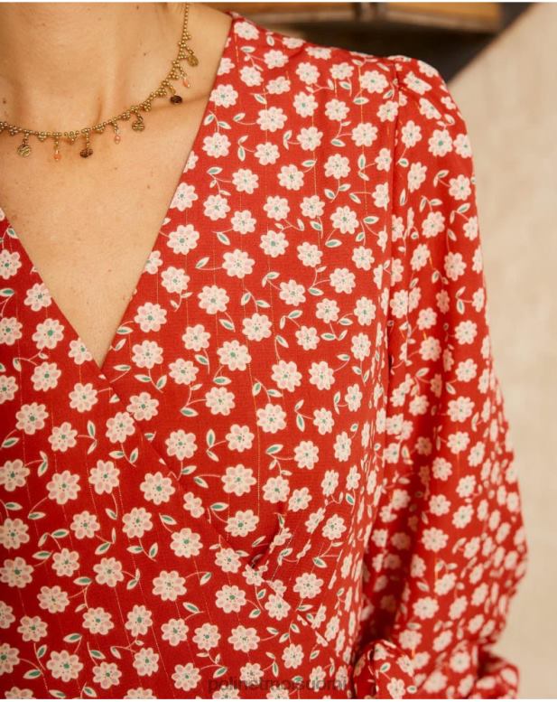 vaatetus FV60T119 Polin et moi lala crossoverin mekko punainen