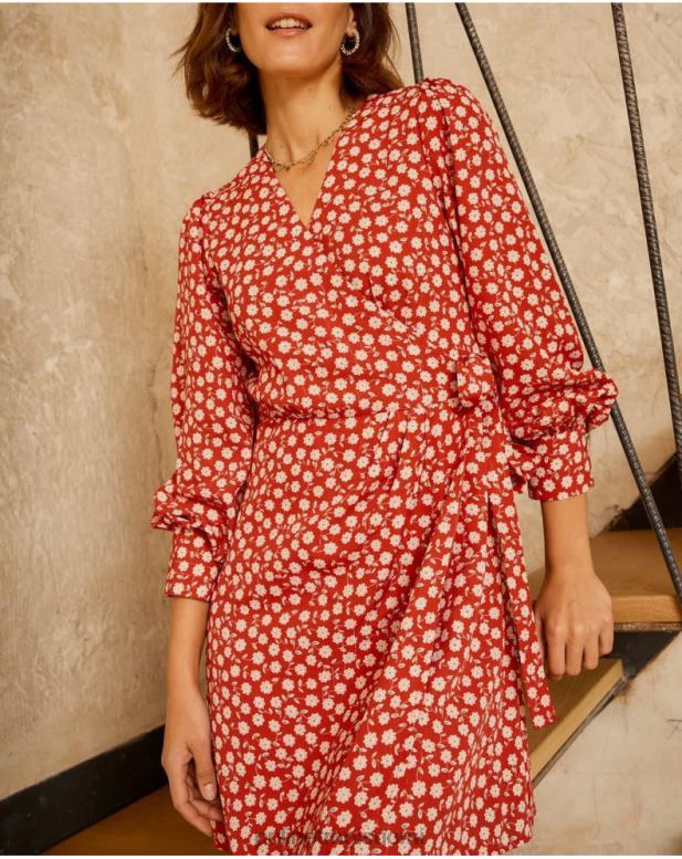 vaatetus FV60T119 Polin et moi lala crossoverin mekko punainen