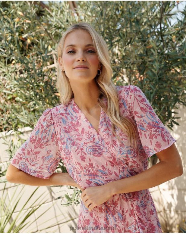 vaatetus FV60T1 Polin et moi mekko cross-over naiare ruusu