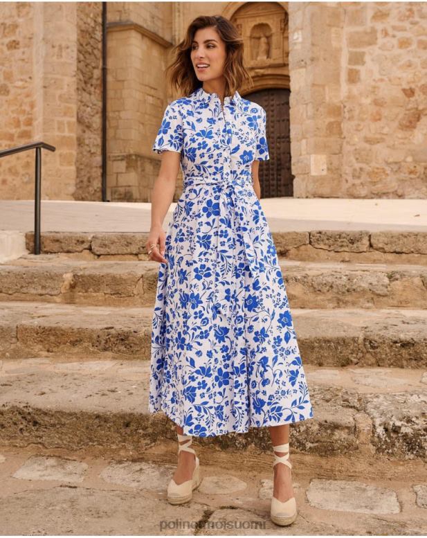 vaatetus FV60T26 Polin et moi seimipaita mekko valkoinen