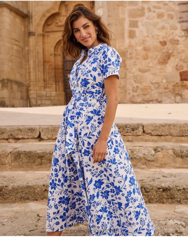 vaatetus FV60T26 Polin et moi seimipaita mekko valkoinen