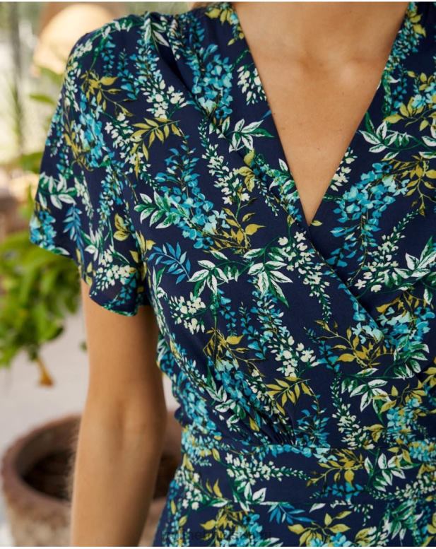 vaatetus FV60T32 Polin et moi gabri midi mekko meren-