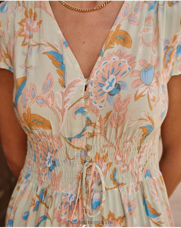 vaatetus FV60T36 Polin et moi boho ireny mekko vesi vihreä