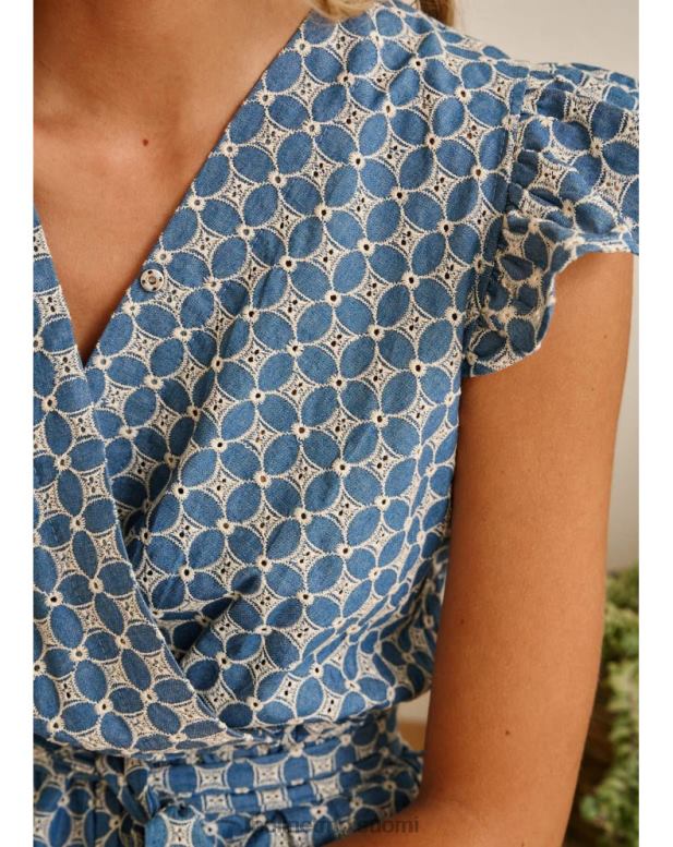 vaatetus FV60T47 Polin et moi bianca lyhyt apina denim