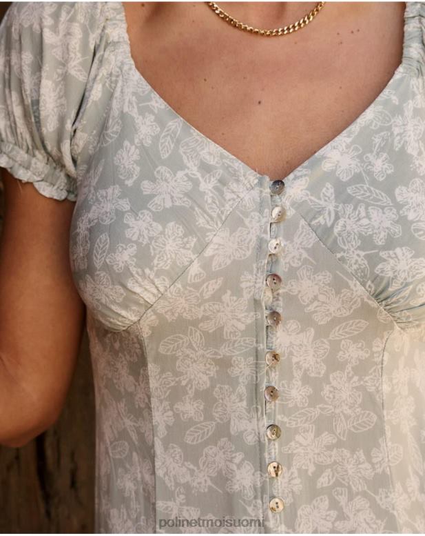 vaatetus FV60T48 Polin et moi ines kukkainen mekko vesi vihreä