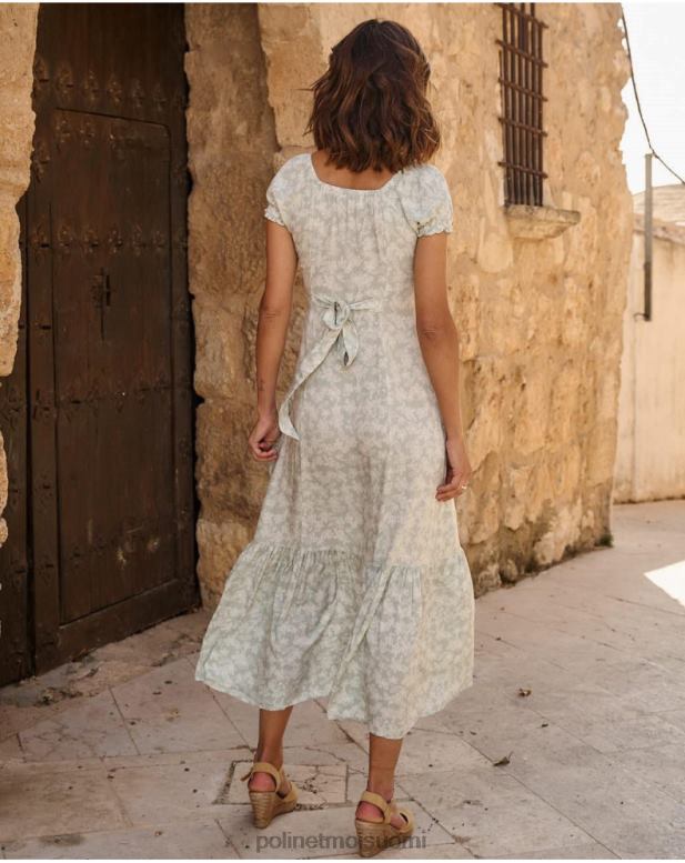 vaatetus FV60T48 Polin et moi ines kukkainen mekko vesi vihreä