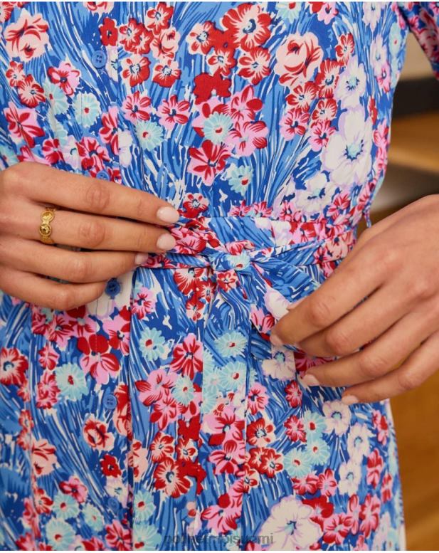 vaatetus FV60T51 Polin et moi camisero kukkia agata kleinin sininen