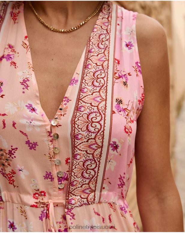 vaatetus FV60T53 Polin et moi adri kukkainen mekko lohi