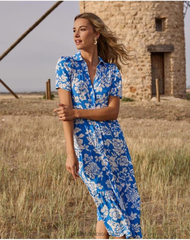 vaatetus FV60T67 Polin et moi matildakuvioinen mekko kleinin sininen