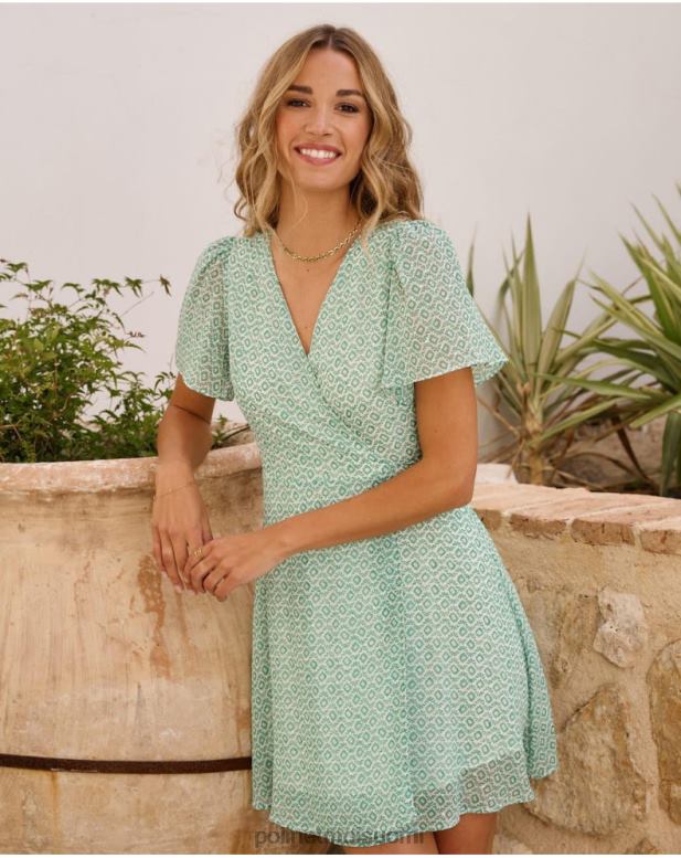 vaatetus FV60T85 Polin et moi mekko cross over alex Smaragdin vihreä