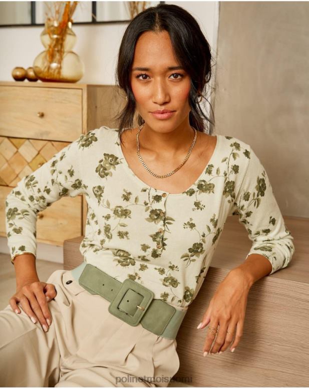 vaatetus FV60T349 Polin et moi villapaita kukkia etna kaki