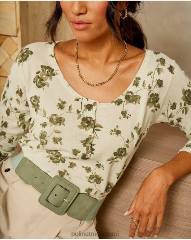 vaatetus FV60T349 Polin et moi villapaita kukkia etna kaki