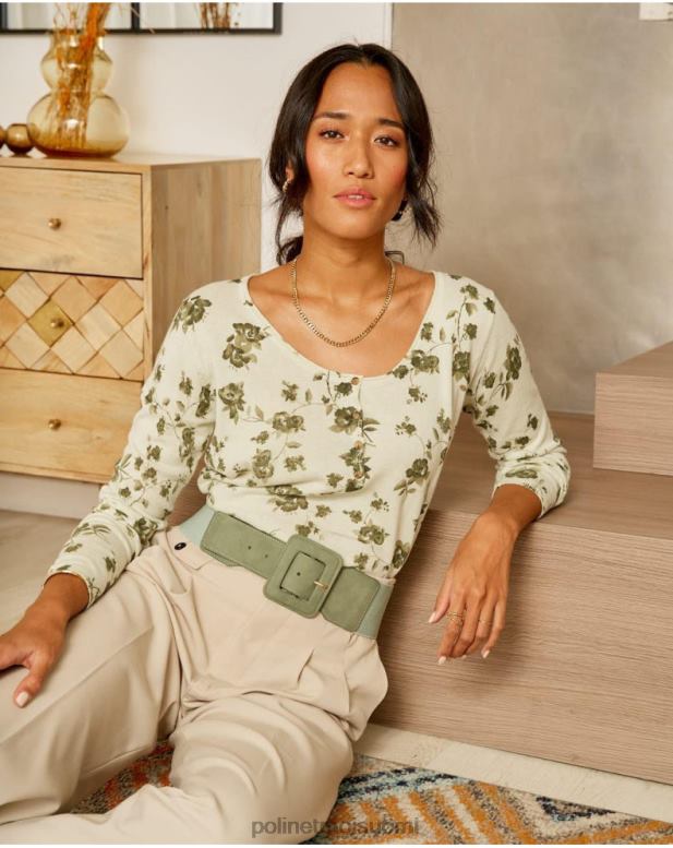 vaatetus FV60T349 Polin et moi villapaita kukkia etna kaki