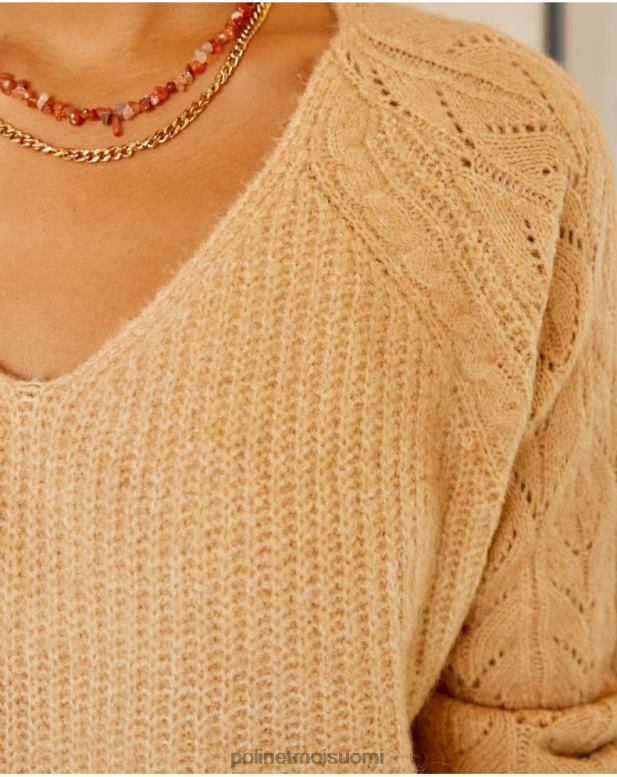 vaatetus FV60T355 Polin et moi villapaita standardin piikkejä kameli