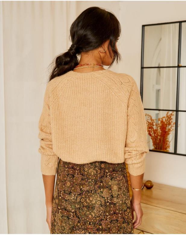 vaatetus FV60T355 Polin et moi villapaita standardin piikkejä kameli