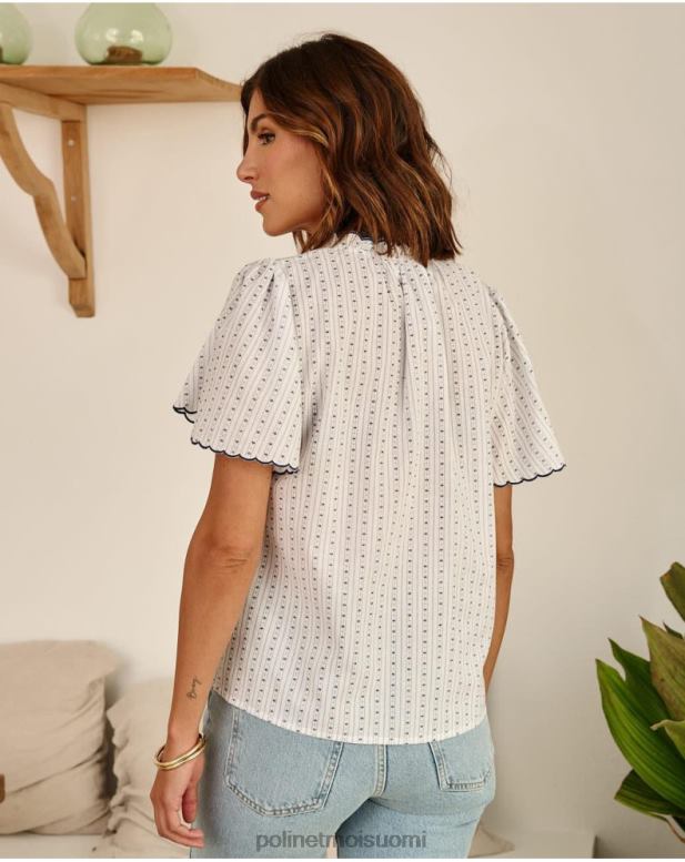 vaatetus FV60T151 Polin et moi neida trimmauspaita meren-