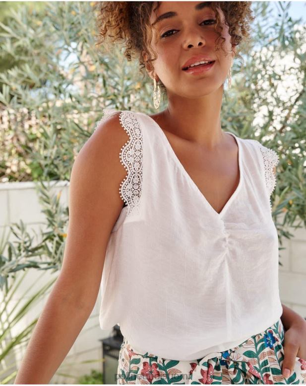 vaatetus FV60T153 Polin et moi pitsipusero merry valkoinen