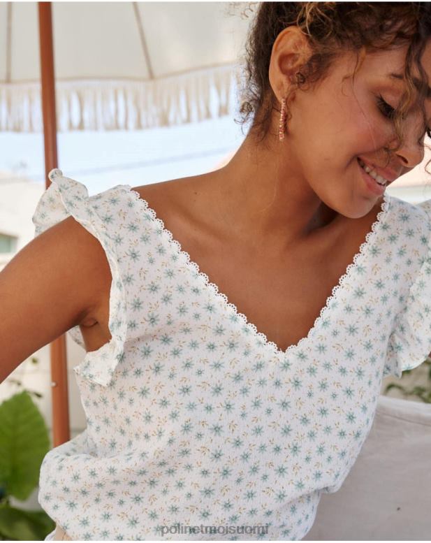 vaatetus FV60T155 Polin et moi covadonga puuvillapusero vesi vihreä