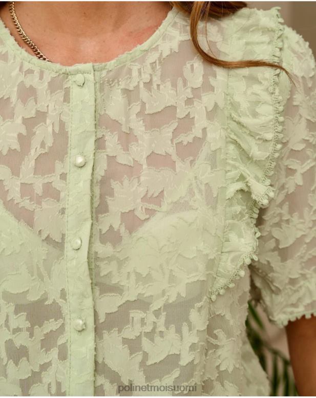 vaatetus FV60T163 Polin et moi brokadipusero rosalie omenanvihreä/minttu