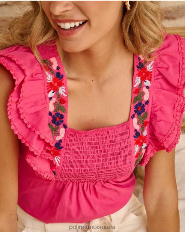 vaatetus FV60T167 Polin et moi pusero röyhelö angela fuksia