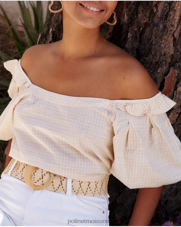 vaatetus FV60T168 Polin et moi abullonada salvia pusero pistaasi / lime