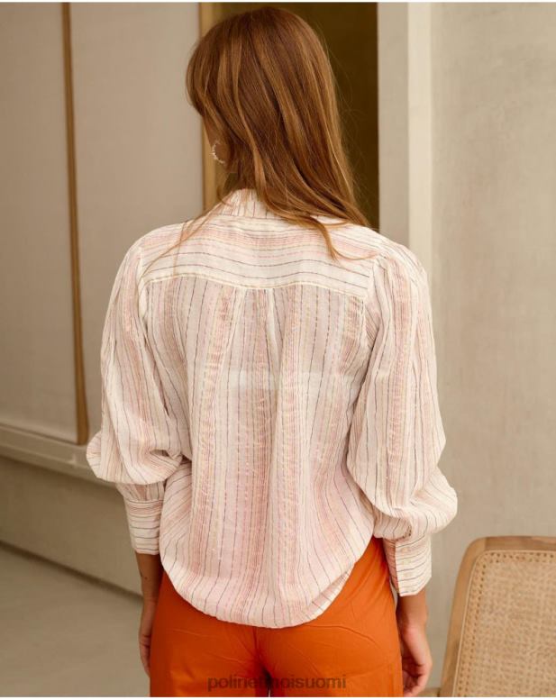 vaatetus FV60T178 Polin et moi raidallinen paita denia raaka