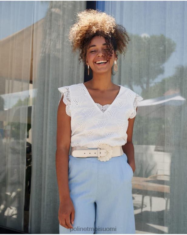 vaatetus FV60T240 Polin et moi huippu batista amparo valkoinen