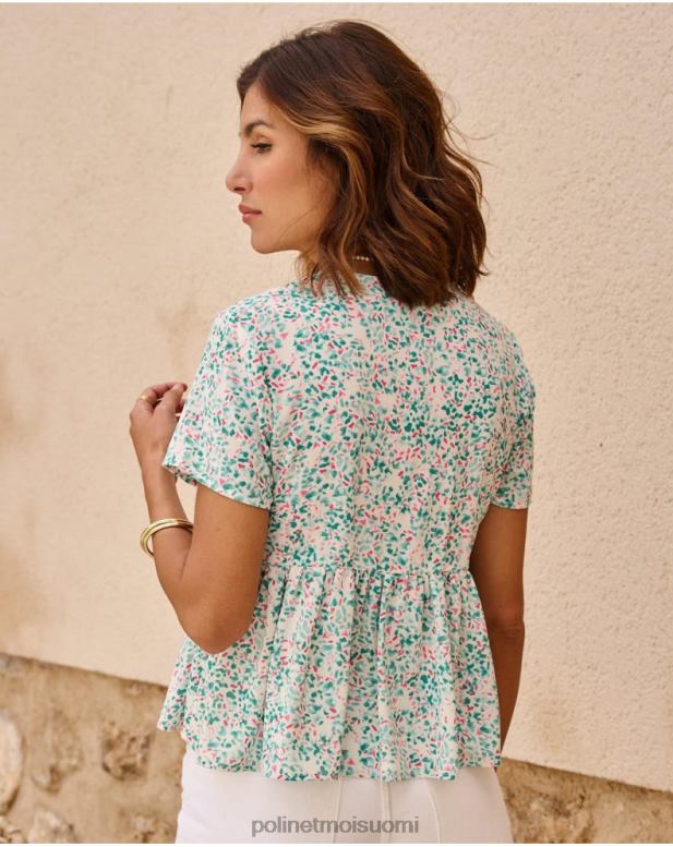 vaatetus FV60T241 Polin et moi top rusetti esmeralda turkoosi