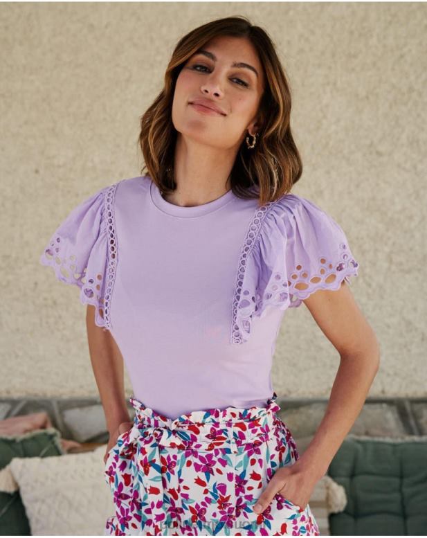 vaatetus FV60T254 Polin et moi toppi röyhelöinen trixie mallow