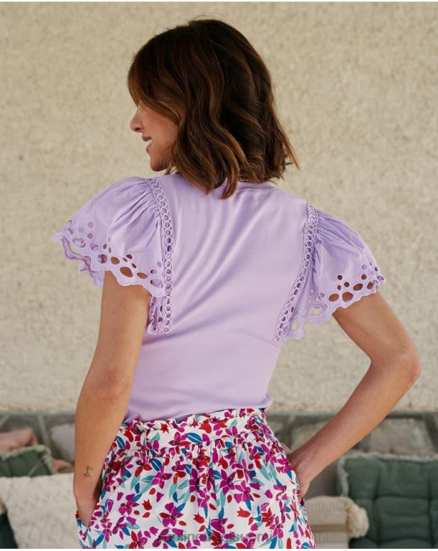 vaatetus FV60T254 Polin et moi toppi röyhelöinen trixie mallow