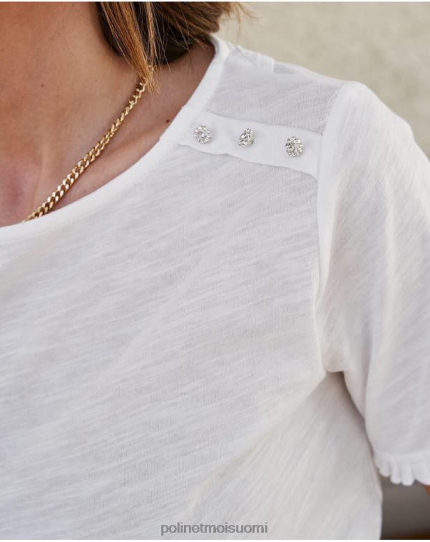 vaatetus FV60T263 Polin et moi solmu cher t-paita valkoinen