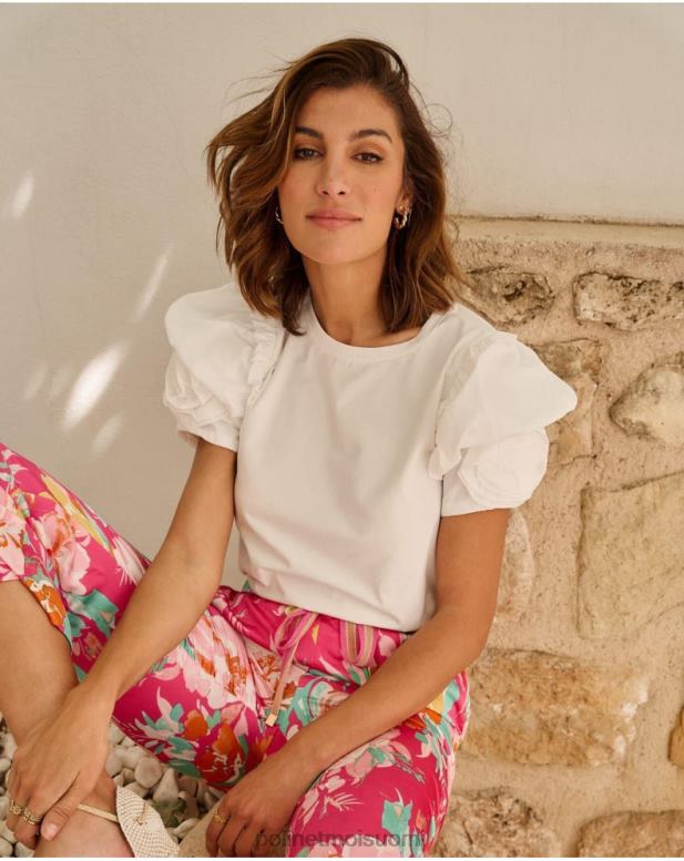 vaatetus FV60T269 Polin et moi paras helmi manga valkoinen