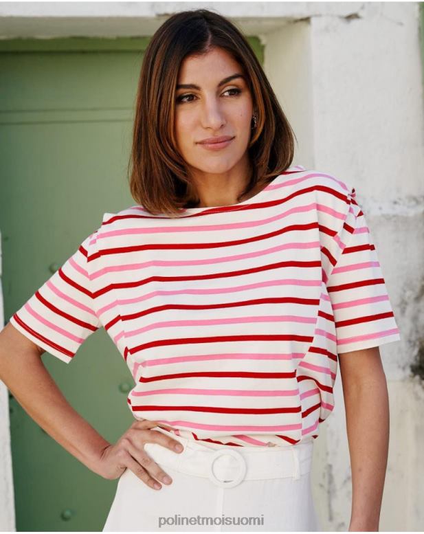 vaatetus FV60T270 Polin et moi t-paita raidat eugenia ruusu